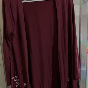 francesca’s cardigan with embroidery